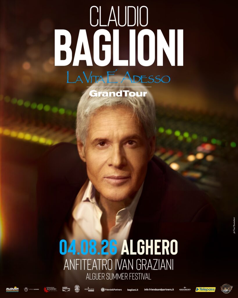 CLAUDIO BAGLIONI – GRAND TOUR LA VITA È ADESSO 4 AGOSTO 2026